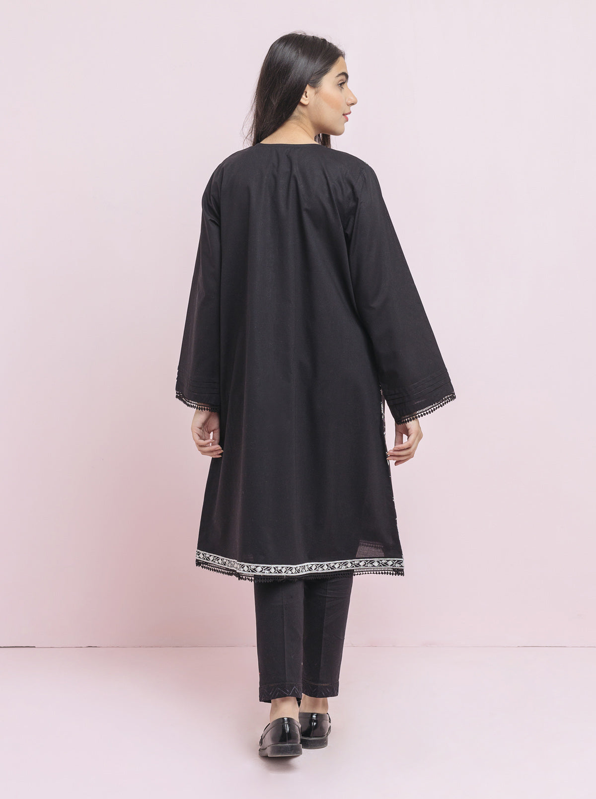 Embroidered Shirt With Pant