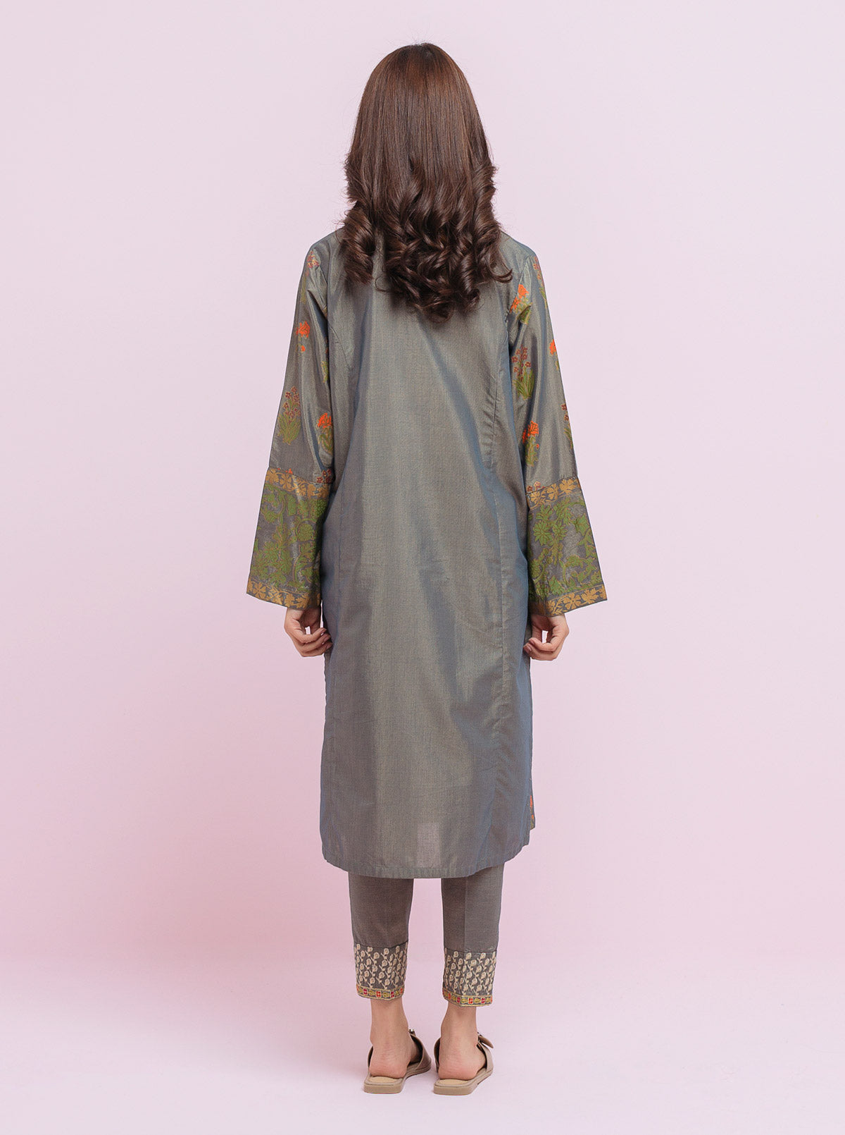 Embroidered Shirt With Pant