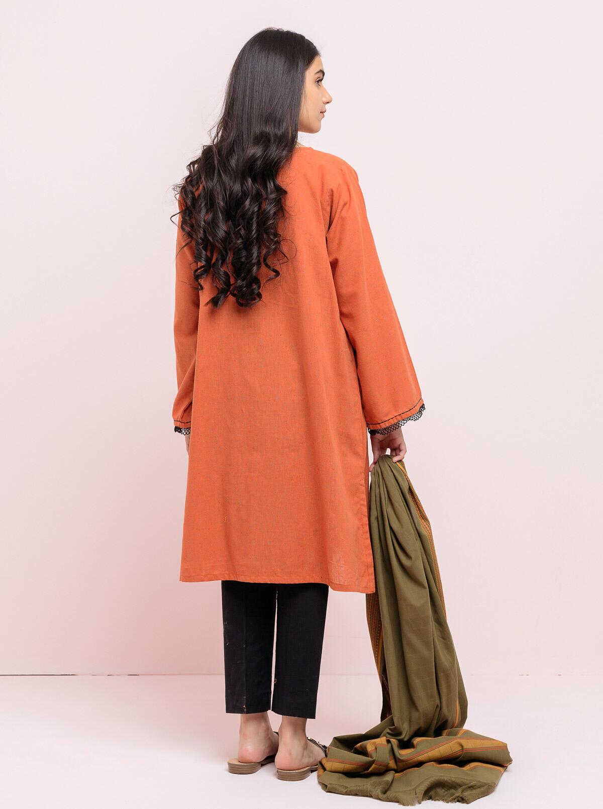 Printed Shirt With Shawl