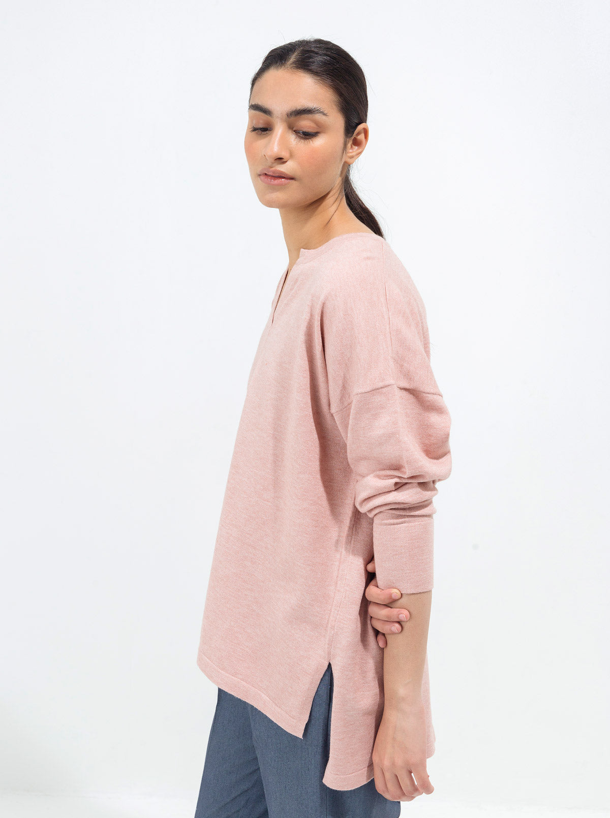 Light pink sweater hotsell