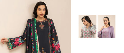 Modern Woman's Summer Begins with 3-Piece Unstitched Lawn Suit