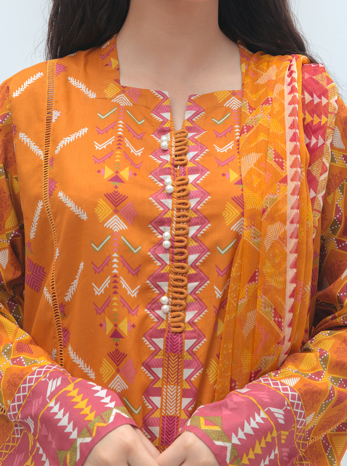 Mythical Ochre-Printed-3P MORBAGH SU_21   