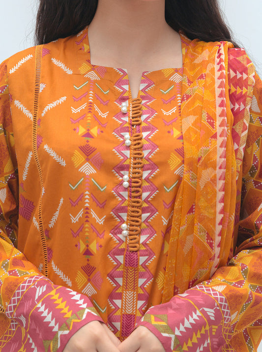 Mythical Ochre-Printed-3P MORBAGH SU_21   