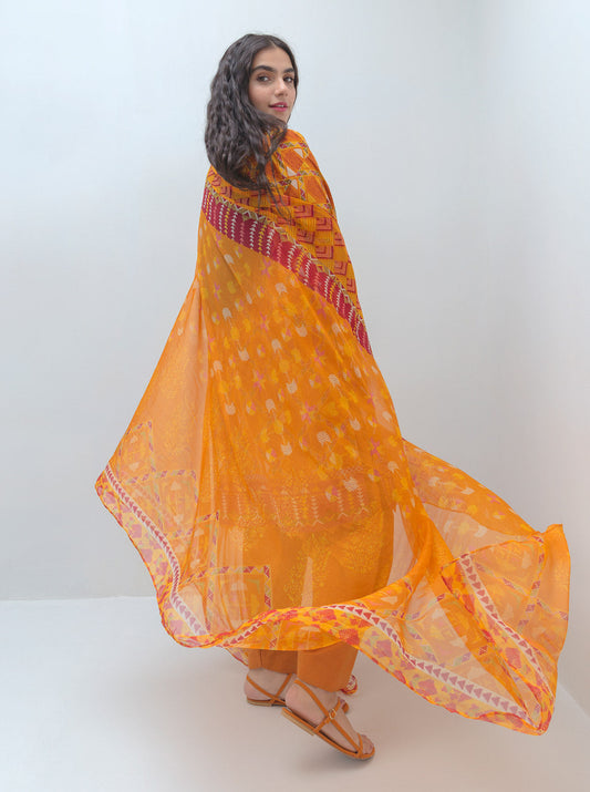 Mythical Ochre-Printed-3P MORBAGH SU_21   