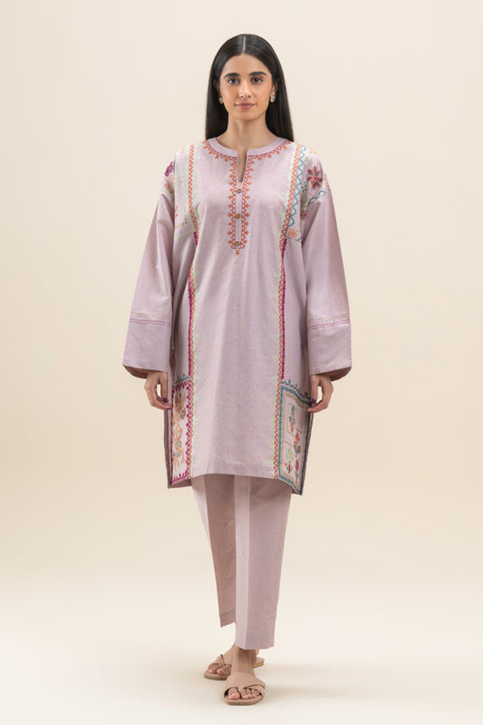 2 PIECE EMBROIDERED MULTI NEPS SUIT (PRET)
