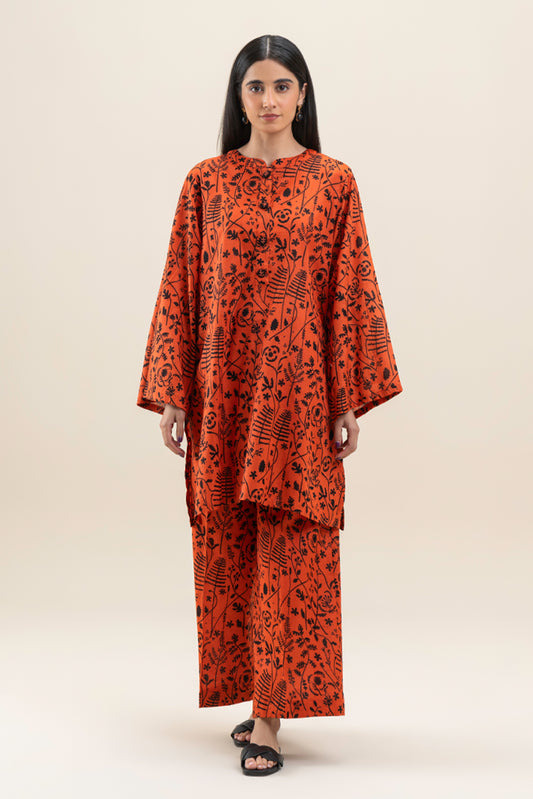 2 PIECE PRINTED LAWN SUIT (PRET)