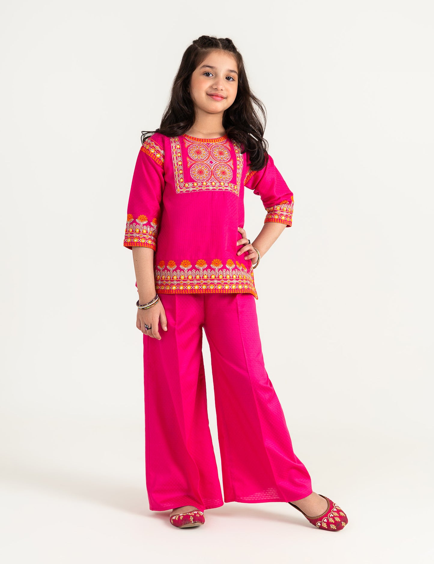 2 PIECE ETHNIC Embroidered SET