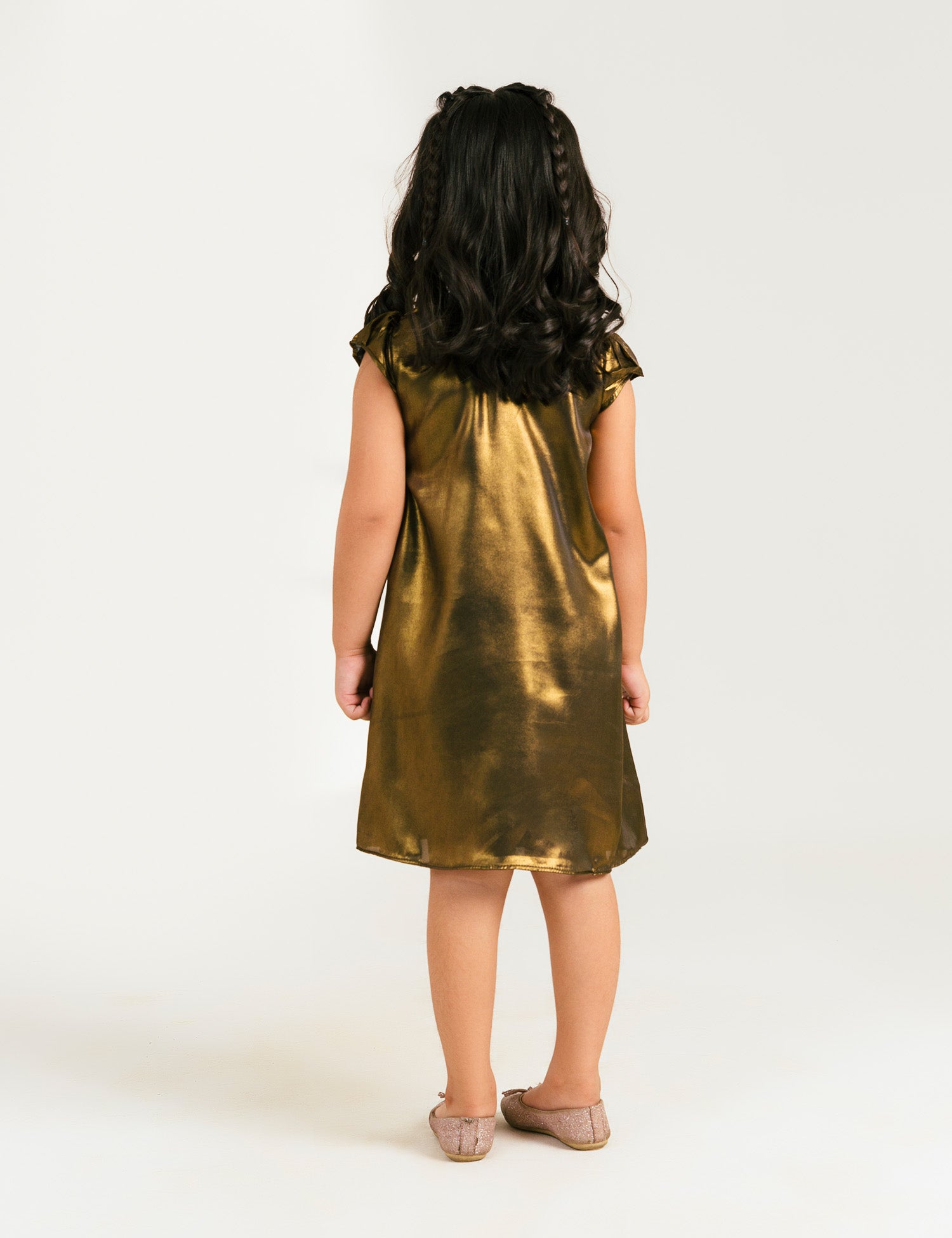 Little gold dress best sale