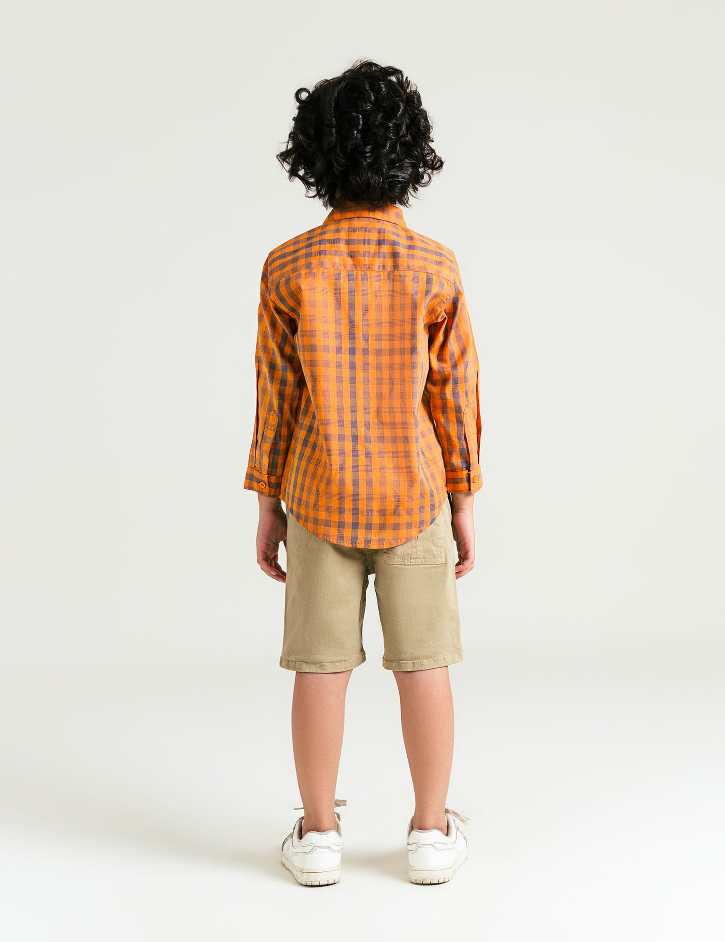 STYLISED BUTTON DOWN CHECK SHIRT