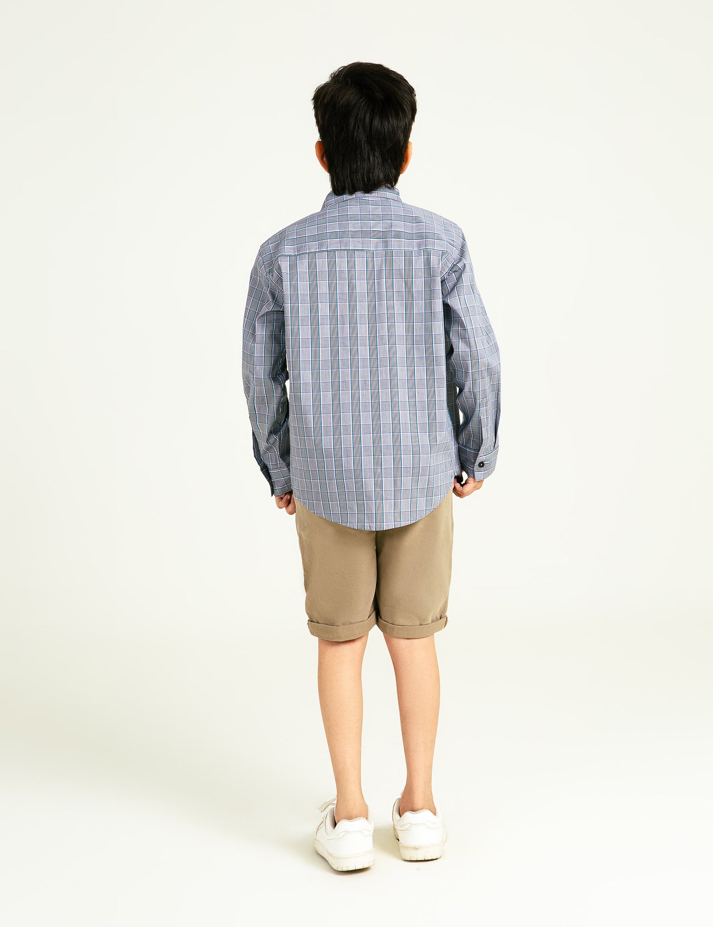 STYLISED BUTTON DOWN CHECK SHIRT