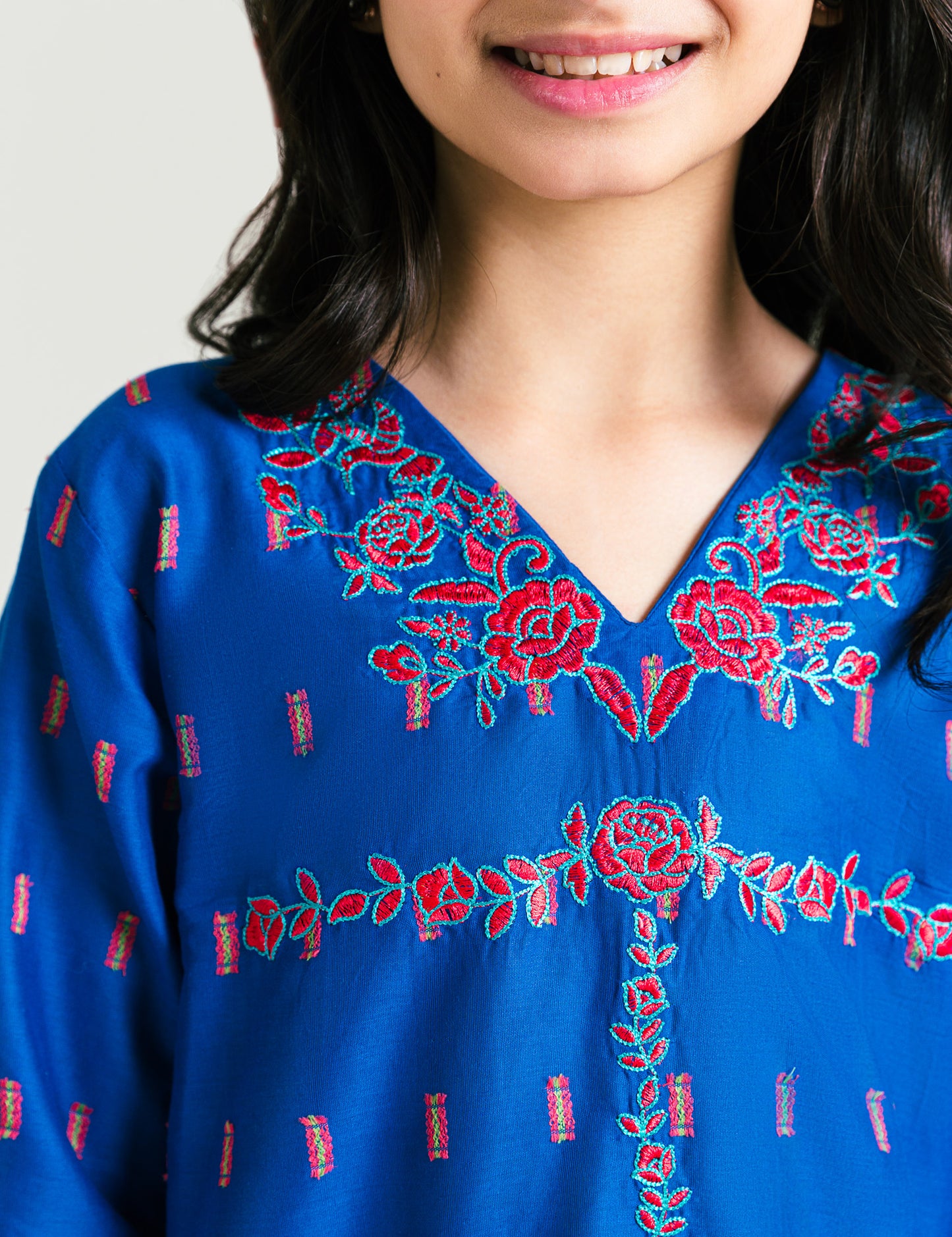 JACQUARD EMB TUNIC