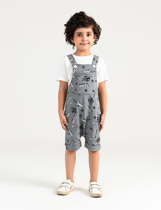 PRINTED DUNGAREE