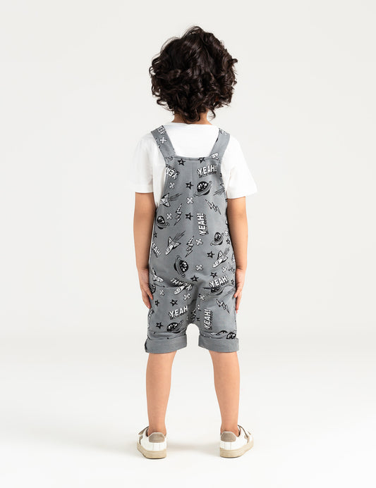 PRINTED DUNGAREE