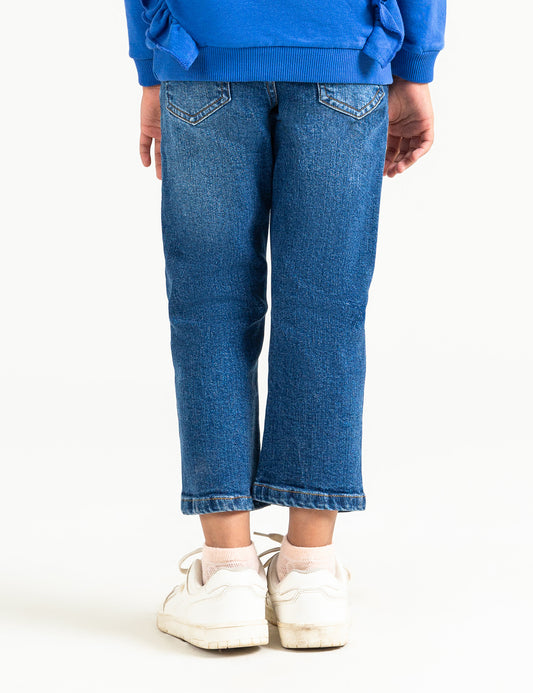 EMBROIDERED DENIM