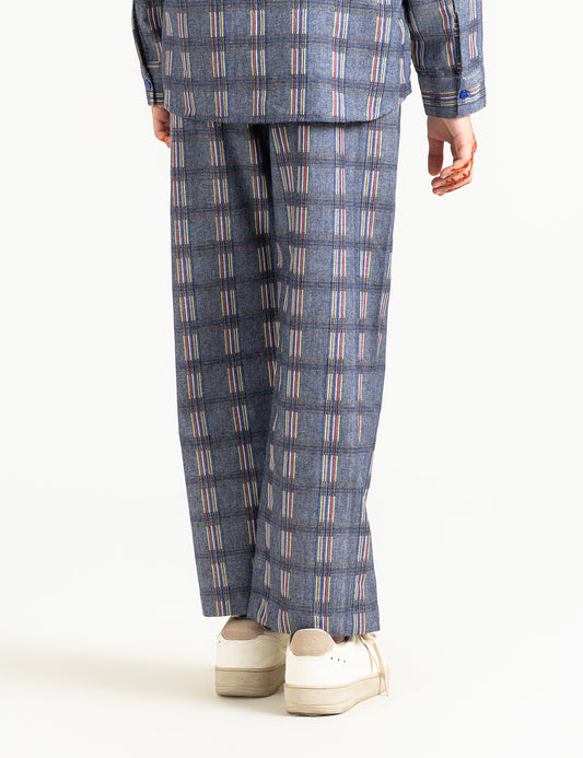 MULTI PLAIDS CHECKERED TROUSER