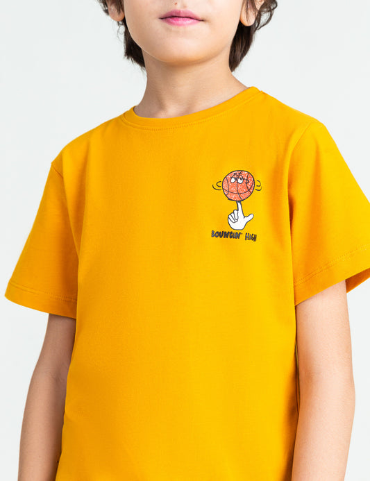 BASKETBALL PRINTED T-SHIRT