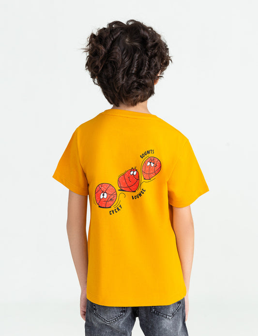 BASKETBALL PRINTED T-SHIRT