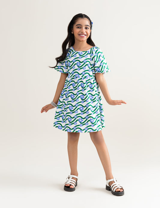 FLORAL PRINTED DRESS