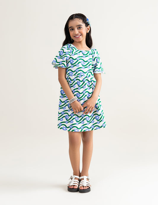 FLORAL PRINTED DRESS