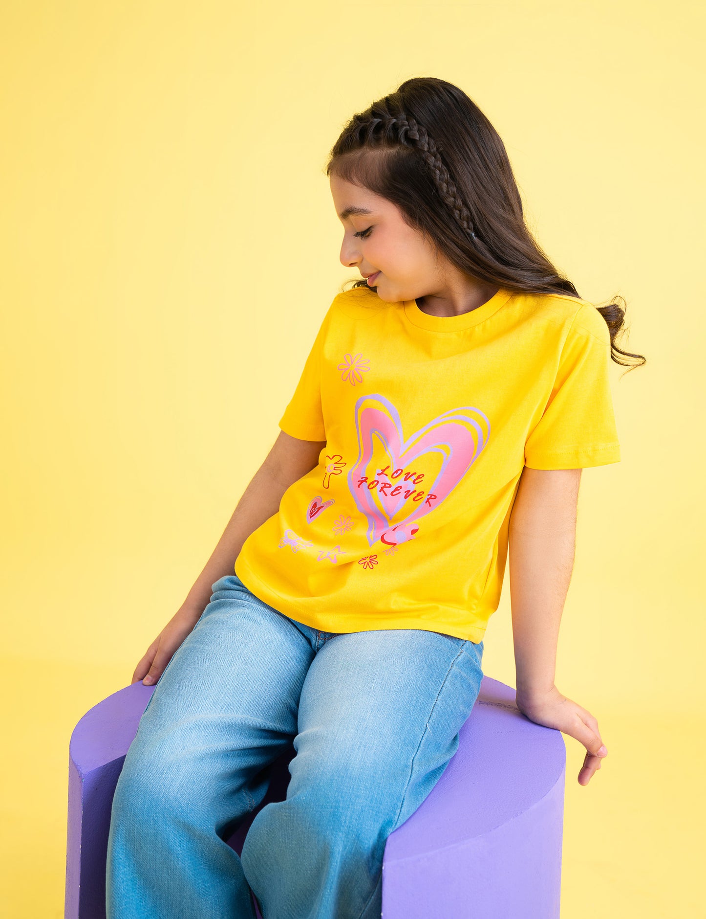 LOVE FOREVER PRINTED T-SHIRT