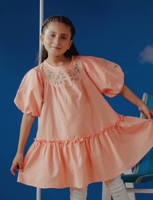 EMBROIDERED DRESS