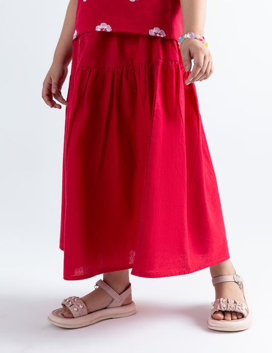 BUTTON DOWN SKIRT