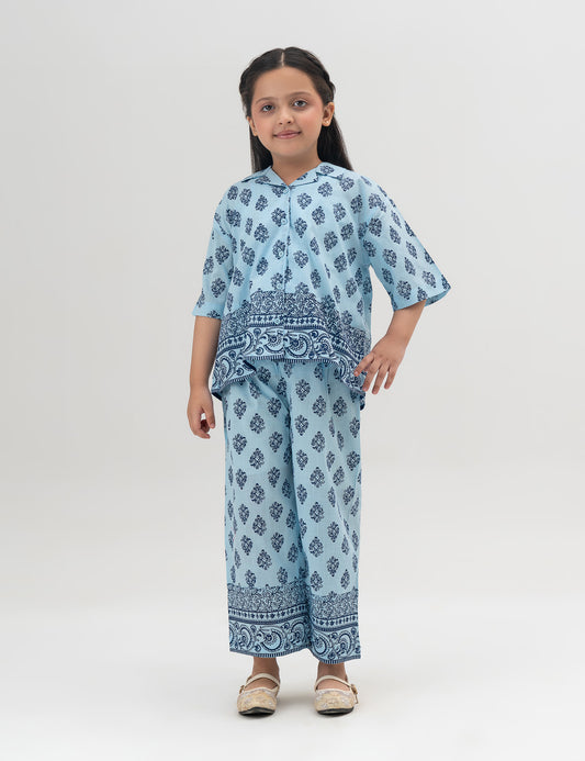 2 PIECE FLORAL PRINTED SUIT