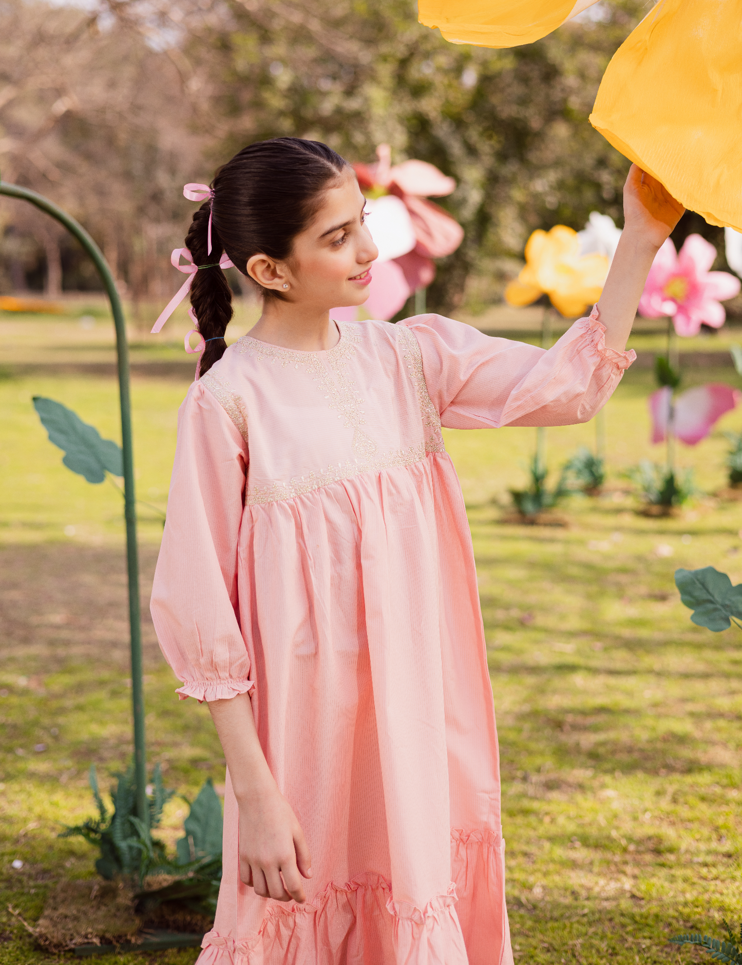 EMBROIDERED DRESS