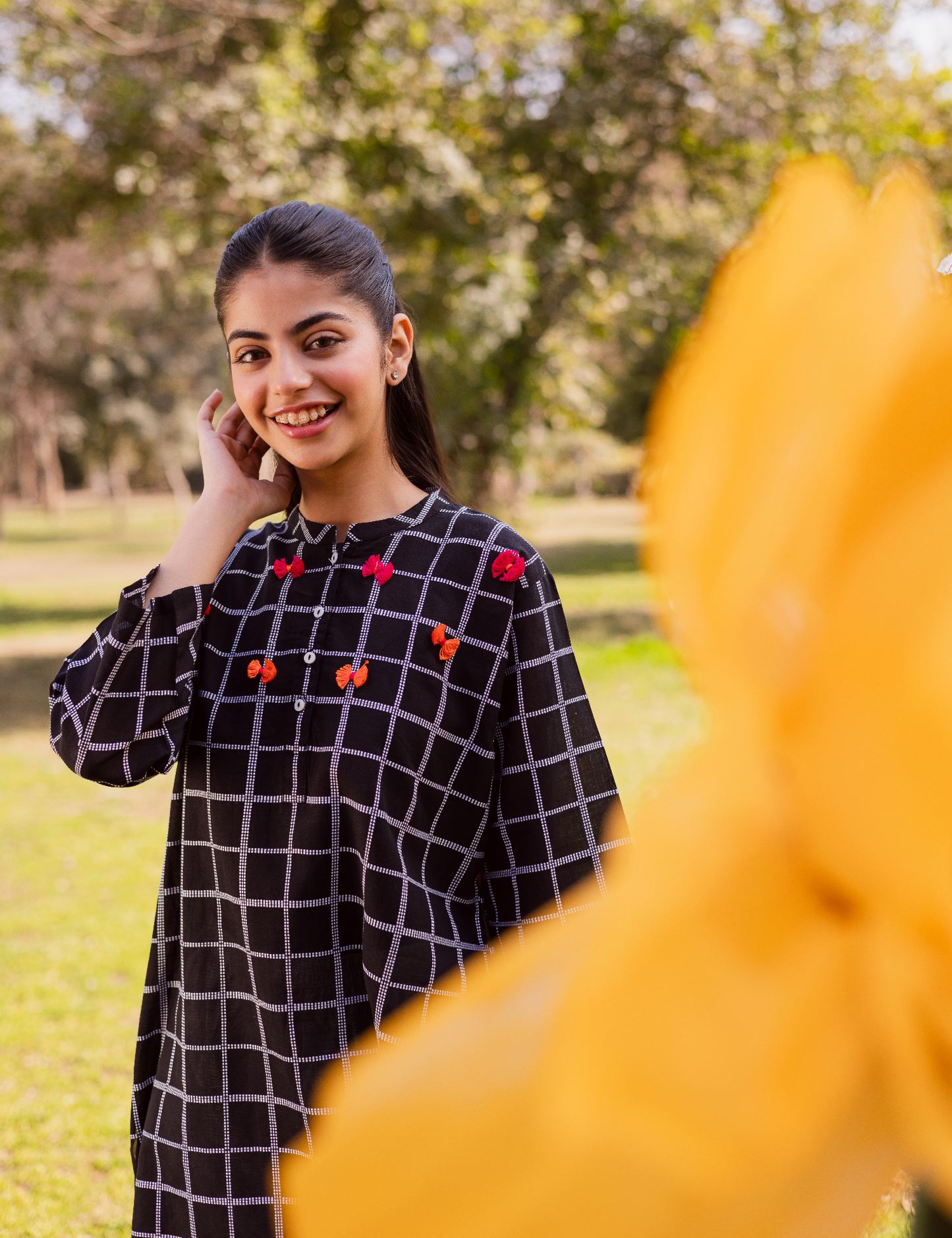 MONOCHROME STYLISED KURTI