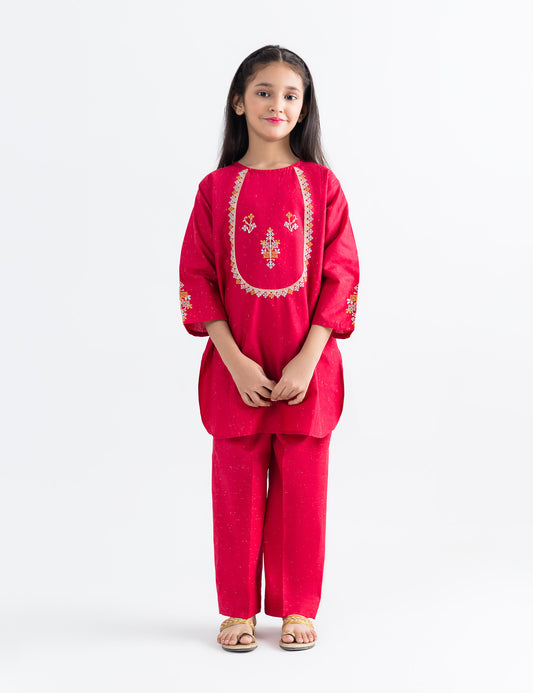 2 PIECE ETHNIC EMBROIDERED SUIT