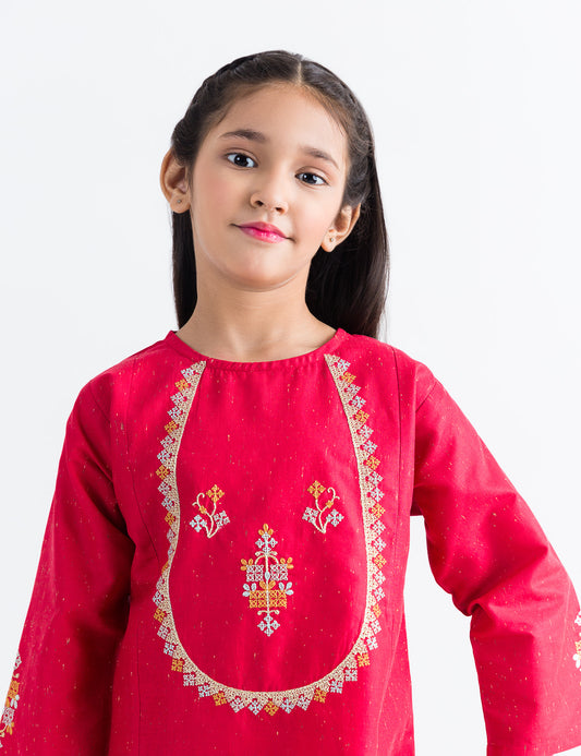 2 PIECE ETHNIC EMBROIDERED SUIT