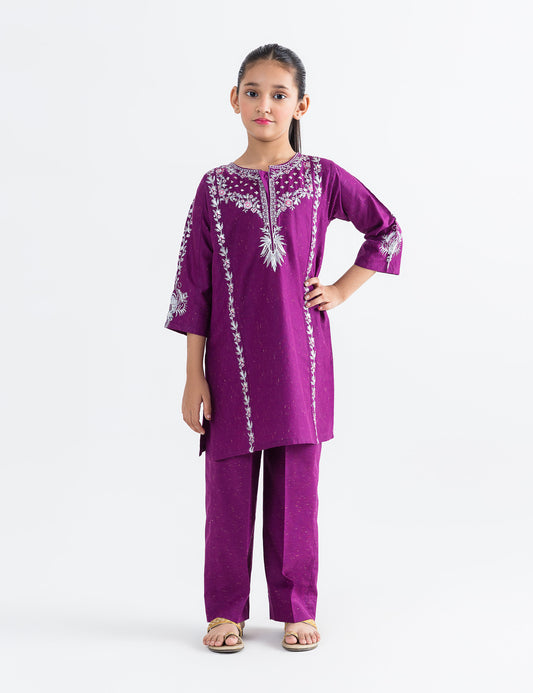 2 PIECE TILLA EMBROIDERED SUIT