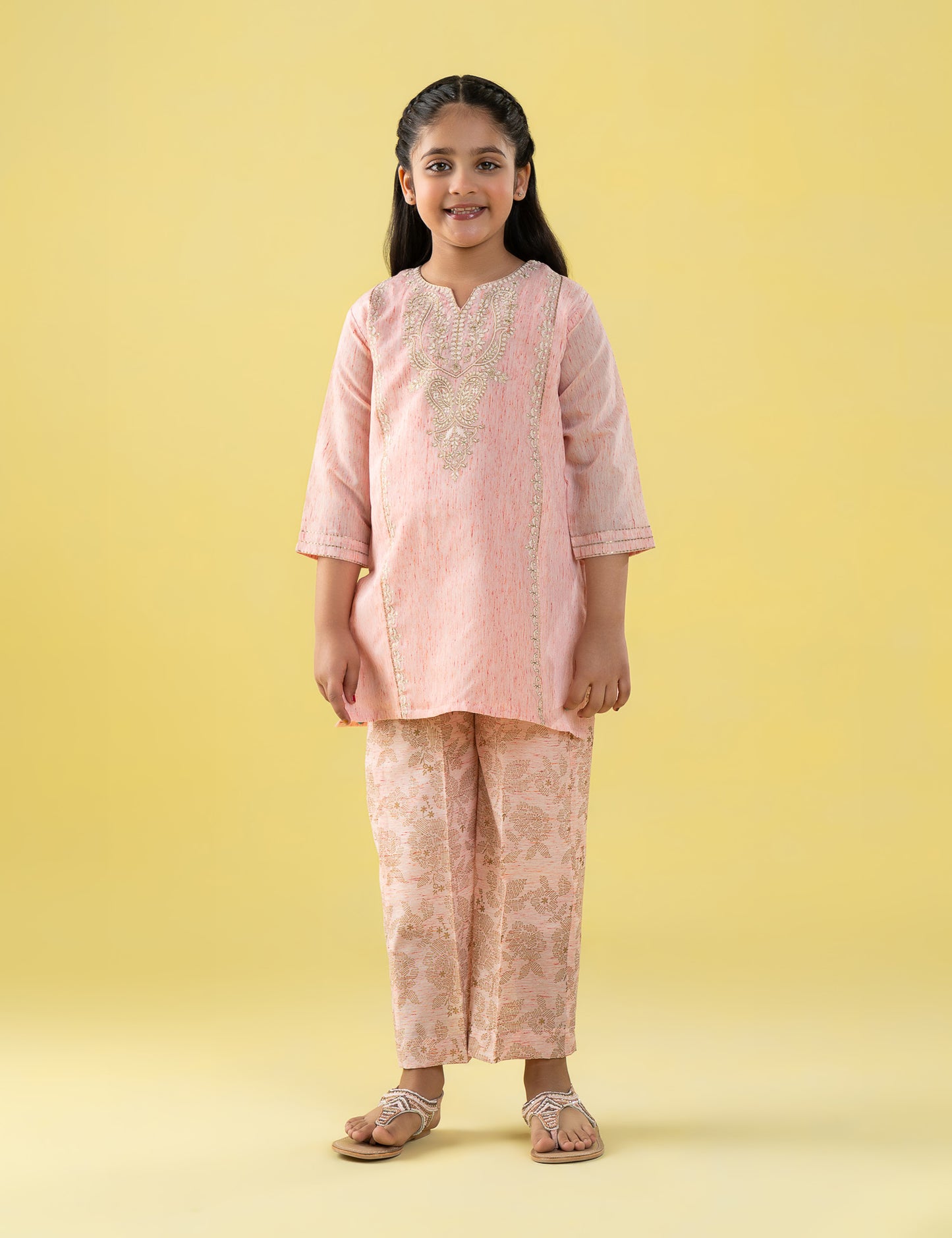 2 PIECE ETHNIC EMBROIDERED SUIT