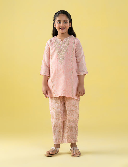 2 PIECE ETHNIC EMBROIDERED SUIT