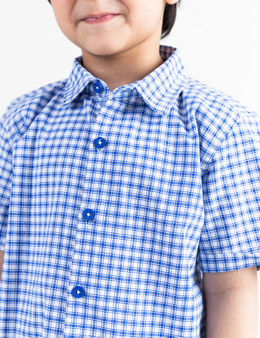 STYLISED CHECKERED SHIRT