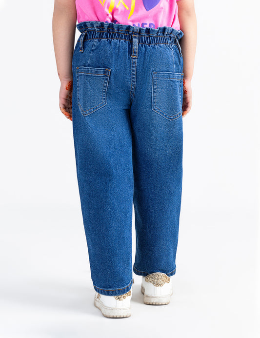 PAPERBAG WAIST BAND JEANS