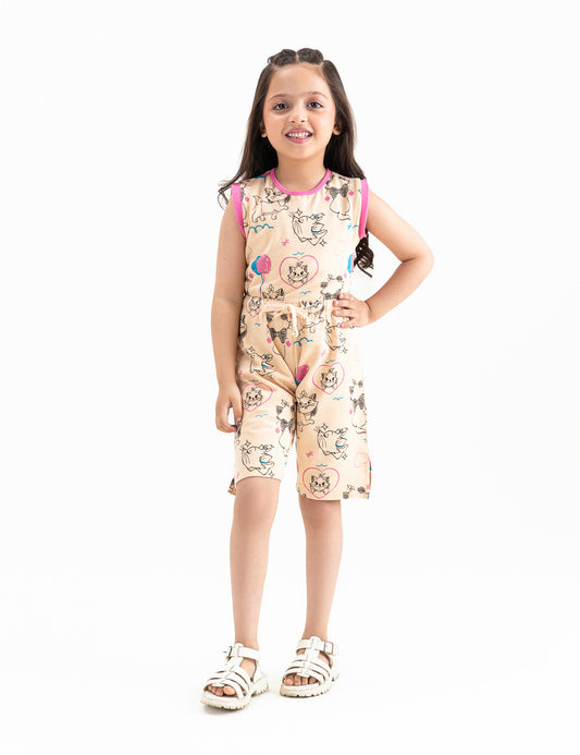 MARRIE KITTY PRINTED JUMPSUIT