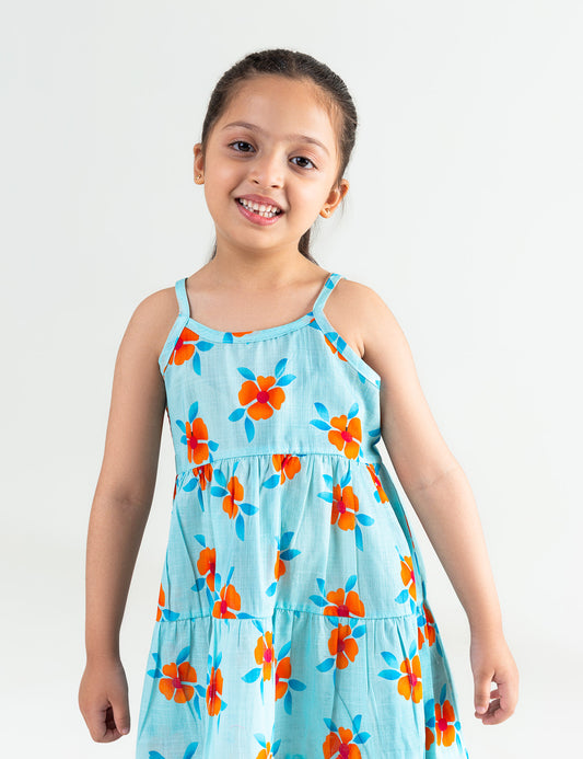 FLORAL PRINTED DRESS