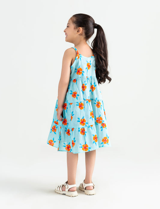 FLORAL PRINTED DRESS