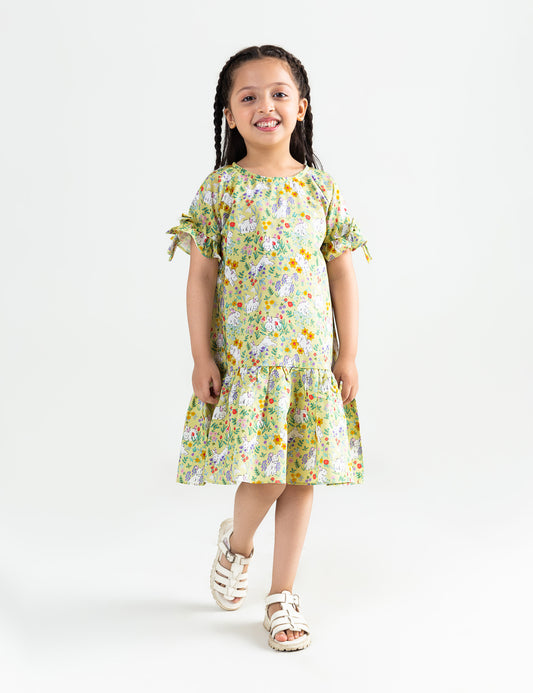 FLORAL PRINTED DRESS