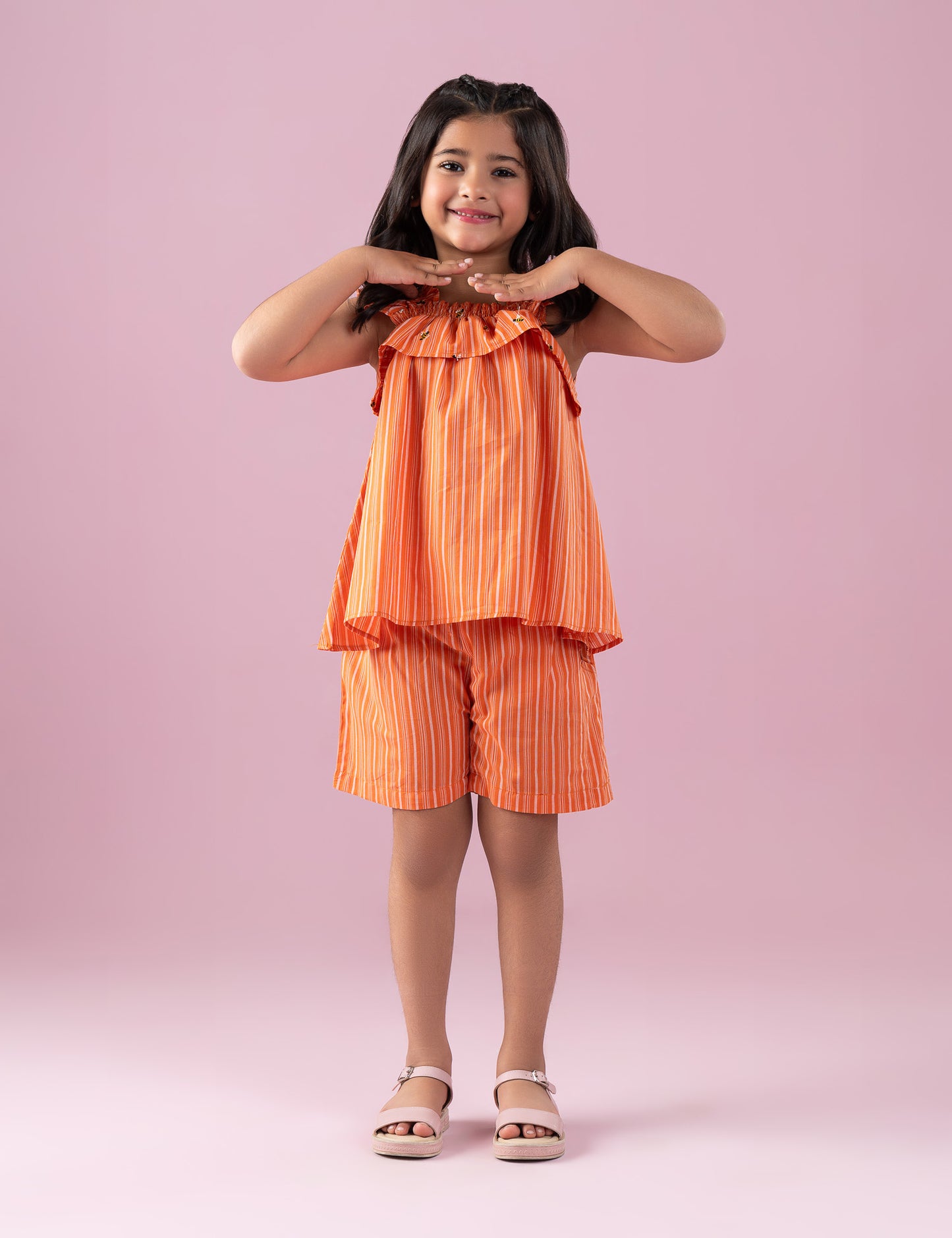 2 PIECE HONEY BEE EMBROIDERED SUIT