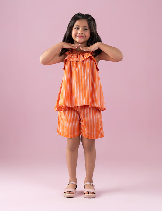 2 PIECE HONEY BEE EMBROIDERED SUIT