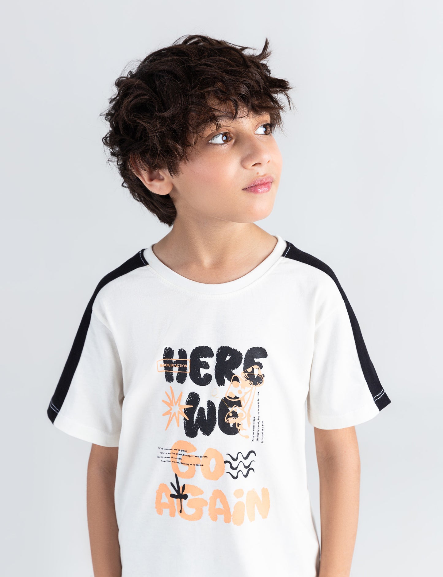 2 PIECE HERE WE GO AGAIN PRINTED SUIT