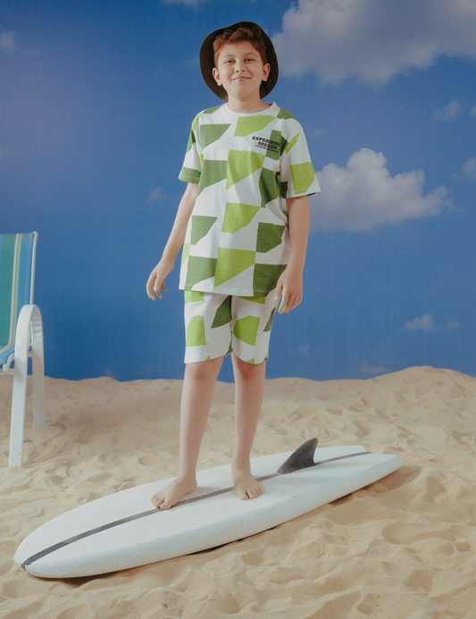 2-PIECE EXPERIENCE SEEKER PRINTED SUIT
