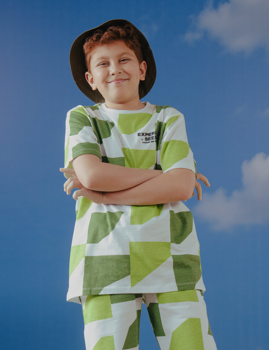 2-PIECE EXPERIENCE SEEKER PRINTED SUIT