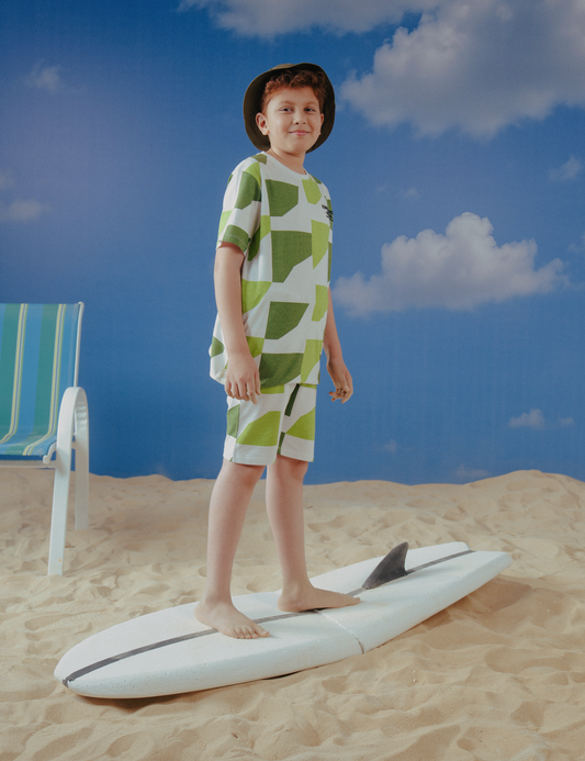 2-PIECE EXPERIENCE SEEKER PRINTED SUIT