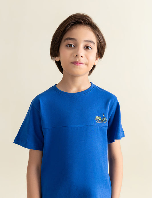 MOTORBIKE EMBROIDERED T-SHIRT