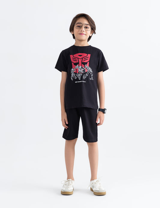 TRANSFORMERS PRINTED T-SHIRT