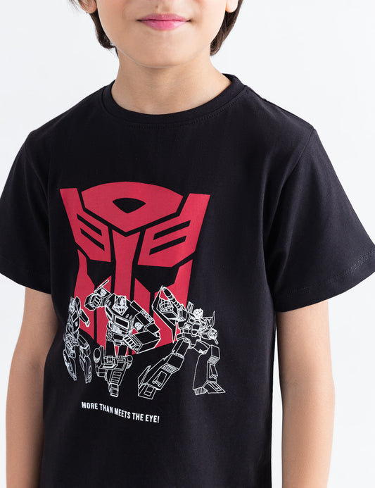 TRANSFORMERS PRINTED T-SHIRT