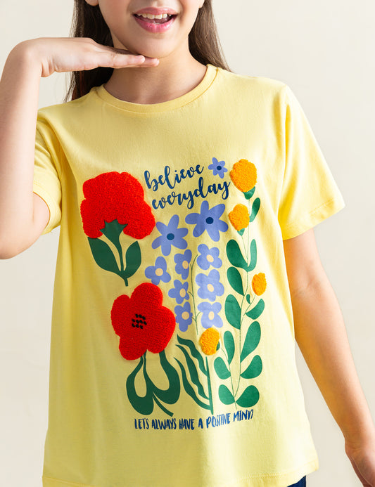 TOWEL EMBROIDERED T-SHIRT